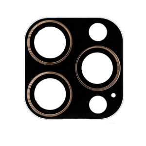 Metal Glass Lens Protection Compatible for iPhone 16 Pro / 16 Pro Max - Rose Gold