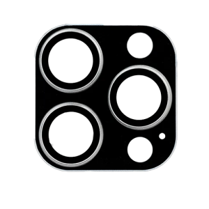 Metal Glass Lens Protection Compatible for iPhone 16 Pro / 16 Pro Max - White