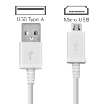 Micro USB Cable No Packaging (1.2M) - White