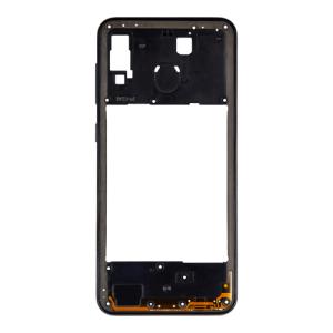 Mid-Frame Housing Compatible for Samsung Galaxy A20 (A205 / 2019) - Black