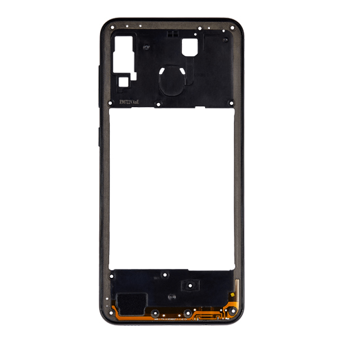 Mid-Frame Housing Compatible for Samsung Galaxy A20 (A205 / 2019) - Black