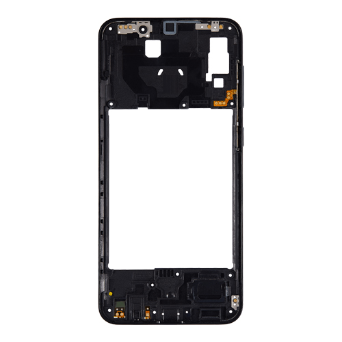 Mid-Frame Housing Compatible for Samsung Galaxy A20 (A205 / 2019) - Black