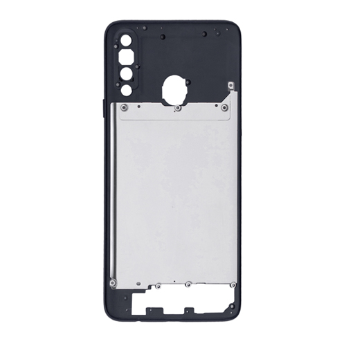 Mid-Frame Housing Compatible for Samsung Galaxy A20S (A207 / 2019) - Black