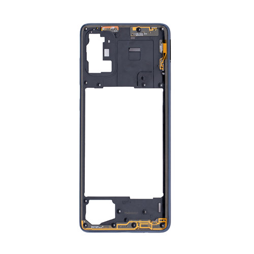 Mid-Frame Housing Compatible for Samsung Galaxy A71 (A715 / 2020) - Prism Crush Black
