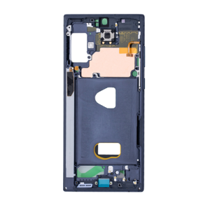 Mid-Frame Housing With Small Parts and Adhesive Pre-Installed Compatible for Samsung Galaxy Note 10 Plus - Black