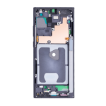 Mid-Frame Housing With Small Parts and Adhesive Pre-Installed Compatible for Samsung Galaxy Note 20 Ultra - Black
