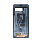 Mid-Frame Housing With Small Parts and Adhesive Pre-Installed Compatible for Samsung Galaxy S10 - Black