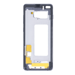 Mid-Frame Housing With Small Parts and Adhesive Pre-Installed Compatible for Samsung Galaxy S10 Plus - Black