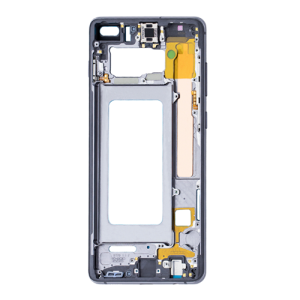 Mid-Frame Housing With Small Parts and Adhesive Pre-Installed Compatible for Samsung Galaxy S10 Plus - Black