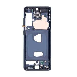 Mid-Frame Housing With Small Parts and Adhesive Pre-Installed Compatible for Samsung Galaxy S20 - Black