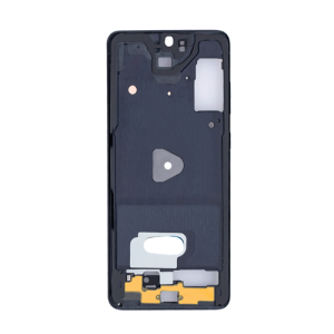 Mid-Frame Housing With Small Parts and Adhesive Pre-Installed Compatible for Samsung Galaxy S20 Plus - Black