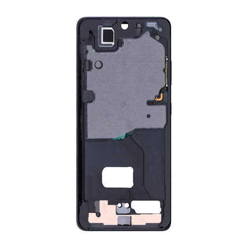 Mid-Frame Housing With Small Parts and Adhesive Pre-Installed Compatible for Samsung Galaxy S21 Ultra 5G - Black