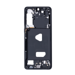 Mid-Frame Housing With Small Parts and Adhesive Pre-Installed Compatible for Samsung Galaxy S21 Plus - Black