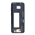 Mid-Frame Housing With Small Parts and Adhesive Pre-Installed Compatible for Samsung Galaxy S8 Plus - Black