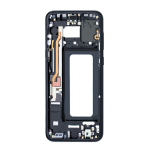 Mid-Frame Housing With Small Parts and Adhesive Pre-Installed Compatible for Samsung Galaxy S8 Plus - Black