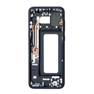 Mid-Frame Housing With Small Parts and Adhesive Pre-Installed Compatible for Samsung Galaxy S8 Plus - Black