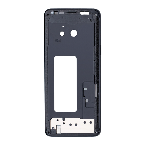 Mid-Frame Housing With Small Parts and Adhesive Pre-Installed Compatible for Samsung Galaxy S9 - Black