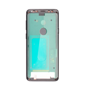 Mid-Frame Housing With Small Parts and Adhesive Pre-Installed Compatible for Samsung Galaxy S9 Plus - Black