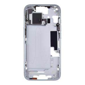 Mid-Frame Housing with Hard Buttons and Sim Tray Compatible for Apple iPhone 15 - Blue