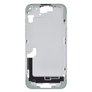 Mid-Frame Housing with Hard Buttons and Sim Tray Compatible for Apple iPhone 15 Plus - Green