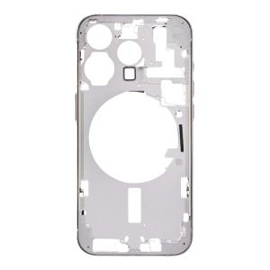 Mid-Frame Housing with Hard Buttons and Sim Tray Compatible for Apple iPhone 15 Pro - Natural Titanium