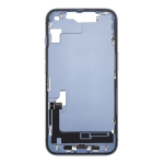 Mid-Frame Housing with Small Parts Pre-Installed Compatible for Apple iPhone 14 - Blue