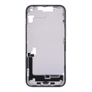 Mid-Frame Housing with Small Parts Pre-Installed Compatible for Apple iPhone 14 Plus - Purple