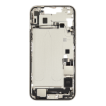 Mid-Frame Housing with Small Parts Pre-Installed Compatible for Apple iPhone 14 Plus - Starlight