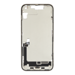 Mid-Frame Housing with Small Parts Pre-Installed Compatible for Apple iPhone 14 Plus - Starlight