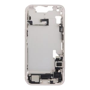 Mid-Frame Housing with Small Parts Pre-Installed Compatible for Apple iPhone 14 - Starlight