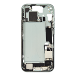 Mid-Frame Housing with Small Parts Pre-Installed Compatible for Apple iPhone 15 - Green