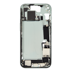 Mid-Frame Housing with Small Parts Pre-Installed Compatible for Apple iPhone 15 - Green