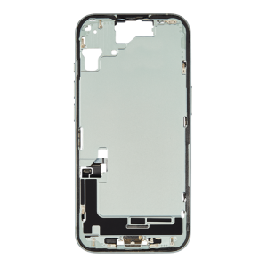 Mid-Frame Housing with Small Parts Pre-Installed Compatible for Apple iPhone 15 - Green