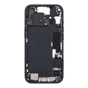 Mid-Frame Housing with Small Parts Pre-Installed Compatible for Apple iPhone 15 - Midnight