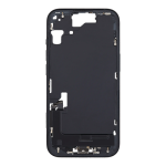 Mid-Frame Housing with Small Parts Pre-Installed Compatible for Apple iPhone 15 - Midnight