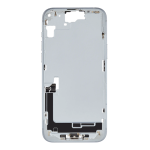 Mid-Frame Housing with Small Parts Pre-Installed Compatible for Apple iPhone 15 Plus - Blue
