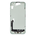 Mid-Frame Housing with Small Parts Pre-Installed Compatible for Apple iPhone 15 Plus - Green