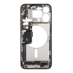 Mid-Frame Housing with Small Parts Pre-Installed Compatible for Apple iPhone 15 Pro Max - Natural Titanium