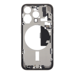 Mid-Frame Housing with Small Parts Pre-Installed Compatible for Apple iPhone 15 Pro - Natural Titanium
