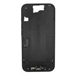 Mid-Frame Housing with Small Parts Pre-Installed Compatible for Apple iPhone 16 - Black