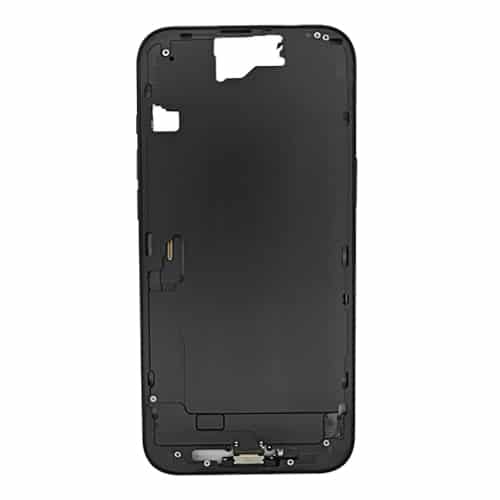 Mid-Frame Housing with Small Parts Pre-Installed Compatible for Apple iPhone 16 Plus - Black