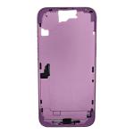 Mid-Frame Housing with Small Parts Pre-Installed Compatible for Apple iPhone 16 Plus - Pink