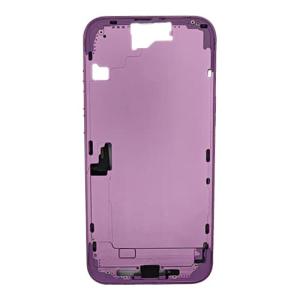 Mid-Frame Housing with Small Parts Pre-Installed Compatible for Apple iPhone 16 Plus - Pink