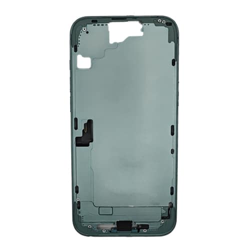 Mid-Frame Housing with Small Parts Pre-Installed Compatible for Apple iPhone 16 Plus - Teal