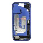 Mid-Frame Housing with Small Parts Pre-Installed Compatible for Apple iPhone 16 Plus - Ultramarine