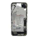 Mid-Frame Housing with Small Parts Pre-Installed Compatible for Apple iPhone 16 Plus - White