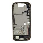 Mid-Frame Housing with Small Parts Pre-Installed Compatible for Apple iPhone 16 Pro - Desert Titanium