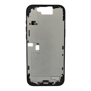 Mid-Frame Housing with Small Parts Pre-Installed Compatible for Apple iPhone 16 Pro Max - Black Titanium