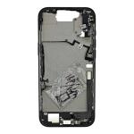 Mid-Frame Housing with Small Parts Pre-Installed Compatible for Apple iPhone 16 Pro Max - Black Titanium