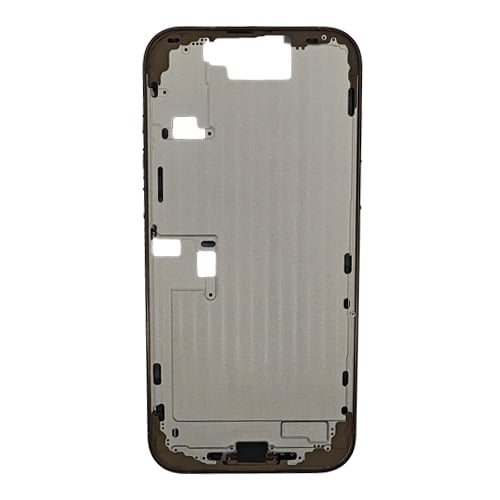 Mid-Frame Housing with Small Parts Pre-Installed Compatible for Apple iPhone 16 Pro Max - Desert Titanium